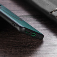 Telefontok a Samsung Galaxy A34 5G, Leather Hybrid MagSafe, zöld