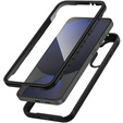 Tok Samsung Galaxy S24 FE készülékhez, Shockproof, fóliával, fekete