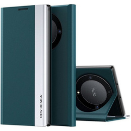 Pattintható tok a Honor Magic 5 Lite, Side Magnetic, zöld