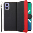 Pattintható tok a Motorola Edge 30 Neo 5G, KHAZNEH RFID, Dual Color, fekete