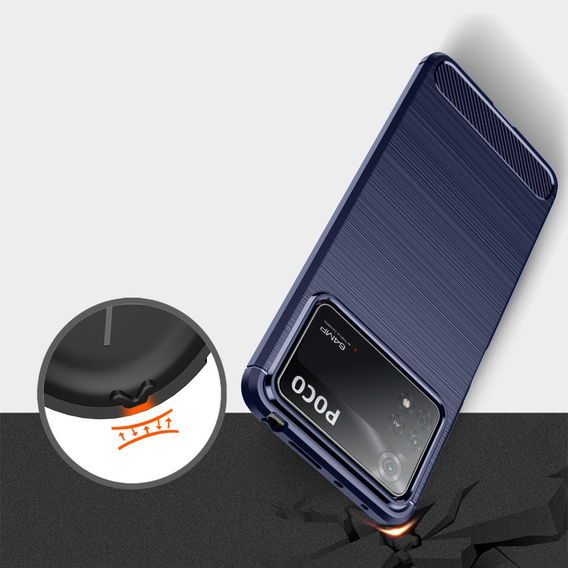 Telefontok a Xiaomi Poco X4 Pro 5G, Carbon, kék