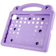 Gyermek tok Apple iPad Air 11" 6 gen. 2024, Cute Patterns, állvánnyal, lila