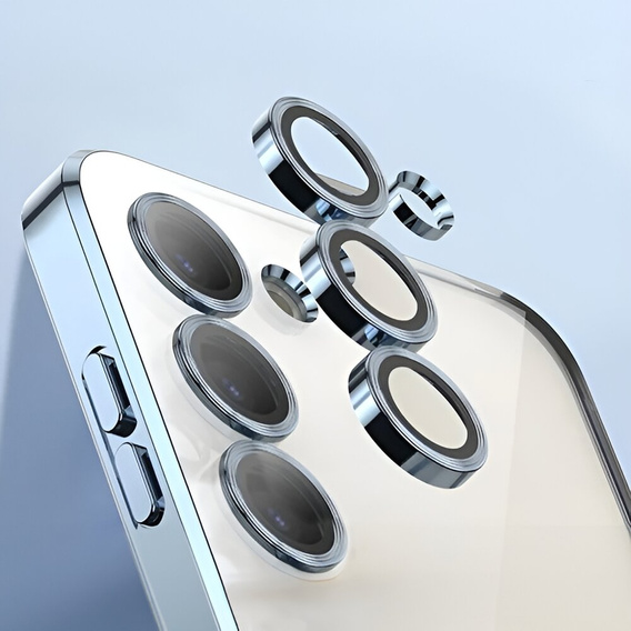 Tok Samsung Galaxy A15 4G/5G-hoz, Electro MagSafe, kék + üveg a képernyőhöz