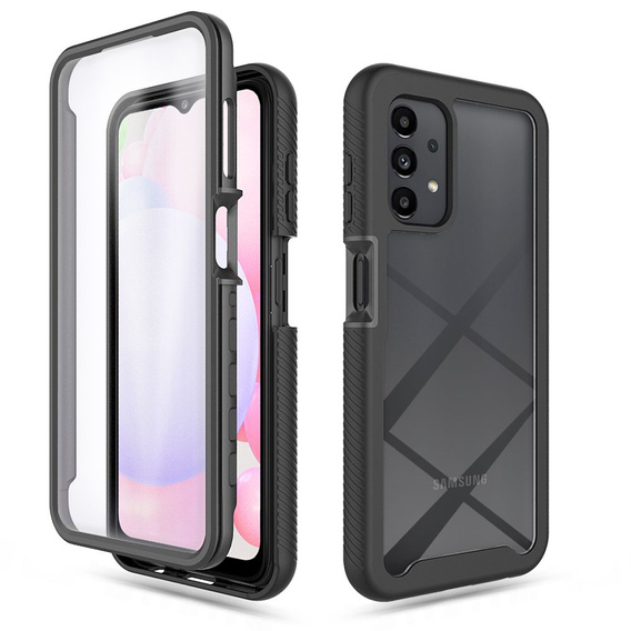 Tok Samsung Galaxy A13 4G készülékhez, Shockproof, fóliával, kék