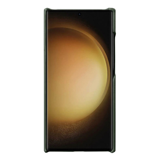 MELKCO tok Samsung Galaxy S24 Ultra, bőr, zöld