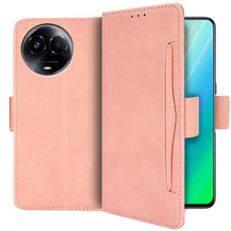 Pattintható tok a Realme 11 5G, Card Slot, rózsaszín