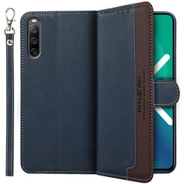 Pattintható tok a Sony Xperia 10 IV, KHAZNEH RFID Case, kék
