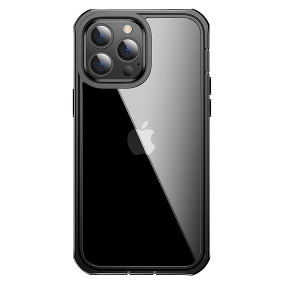 Tok iPhone 13 Pro Max készülékhez, Shockproof, fóliával, kék