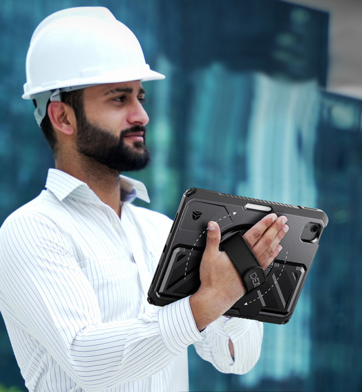 Dexnor 360° tok pánttal és tolltartóval iPad Air 11" 2025/2024 (7./6. generáció) készülékekhez