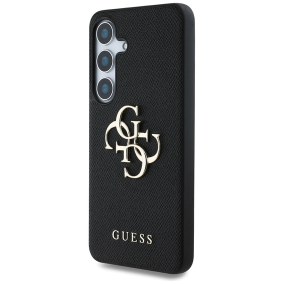 GUESS Grained Big 4G Logo tok Samsung Galaxy S25 készülékhez