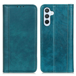 Telefontok a Samsung Galaxy A35 5G, Wallet Litchi Leather, zöld