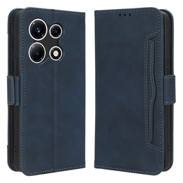 Pattintható tok a Infinix Note 30 VIP, Card Slot, sötétkék