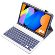 Bluetooth billentyűzet tok Lenovo Idea Tab 11" 2025 TB336FU TB336ZU TB336ZU, lila