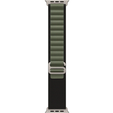 Pasek nylonowy do Apple Watch 1/2/3/4/5/6/7/8/SE/ULTRA 42/44/45/49 MM, Zielony / Czarny