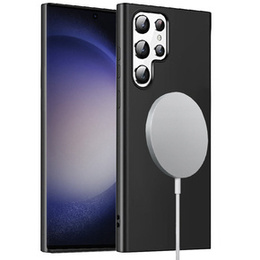 Telefontok a Samsung Galaxy S23 Ultra, Silicone MagSafe, fekete