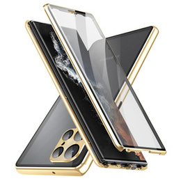 Tok Samsung Galaxy S21 Ultra, Magnetic Dual Glass, arany