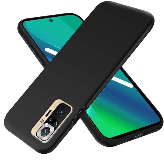 Vékony tok a Xiaomi Redmi Note 10 Pro, Slim, fekete