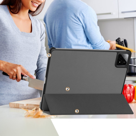 Tok Xiaomi Pad 7 / 7 Pro, Smartcase, szürke