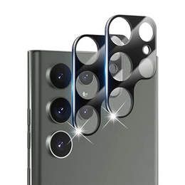 2x ERBORD edzett üveg a kamera számára, hogy Samsung Galaxy S24 Ultra, átlátszó