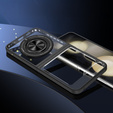 Tok Samsung Galaxy Z Flip7 FE / Z Flip6, Corners Dropproof, MagSafe-hoz, átlátszó / fekete