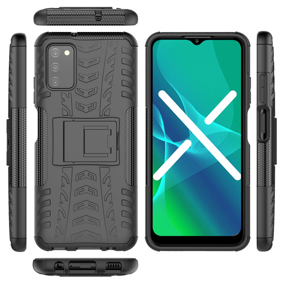 Telefontok a Samsung Galaxy A03s, Tire Armor, fekete
