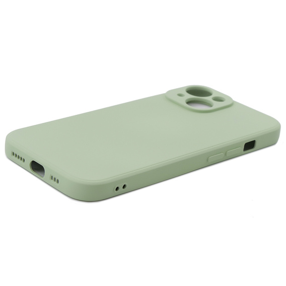 Telefontok a iPhone 15 Plus, Silicone Lite, zöld