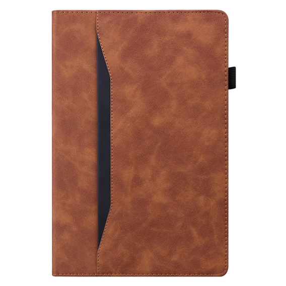 Tok Xiaomi Pad 6, Classic, tolltartóval, barna