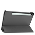 tok Samsung Galaxy Tab S9 FE-hoz, háromrétegű, szürke