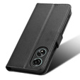 Pattintható tok a Oppo A58 4G, Smart Magnet, fekete