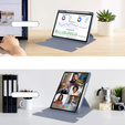 Billentyűzet tok Lenovo Tab M11, Rotary 360° Leather, lila