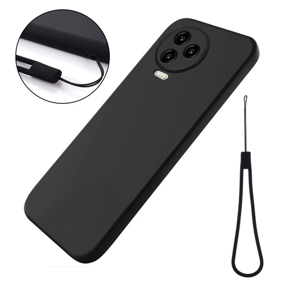 Telefontok a Infinix Note 12 Pro 4G / Note 12 2023, Silicone Lite, fekete