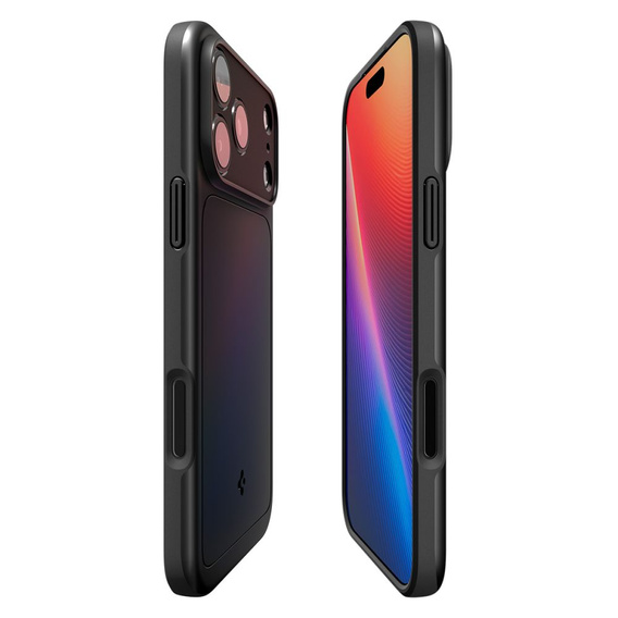 Spigen tok iPhone 17 Pro készülékhez, Thin Fit MagSafe, Fekete