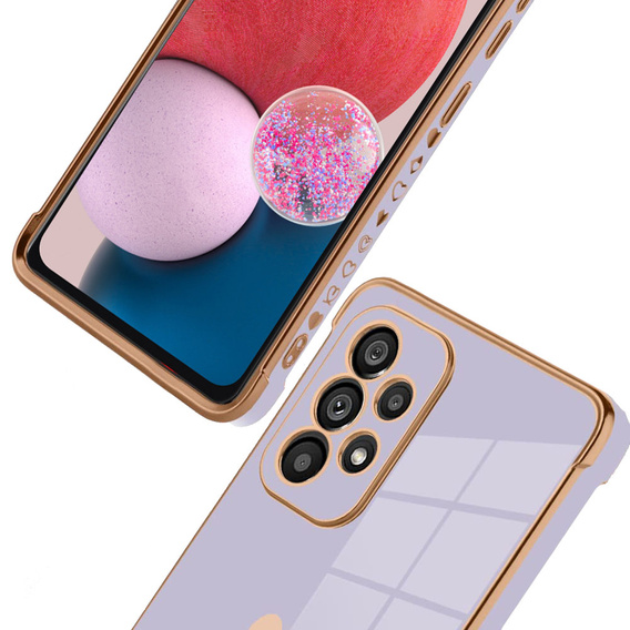 Telefontok a Samsung Galaxy A13 4G, Electro heart, lila