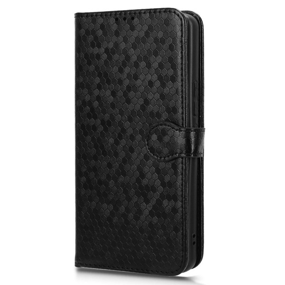Flap tok T Phone 3 5G, Wallet Rhombus, fekete