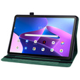 Tok Lenovo Tab M10 10.1 Gen 3, Wallet Pen Slot, zöld