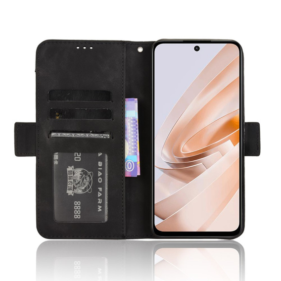 Pattintható tok a Xiaomi Redmi 13, Card Slot, fekete