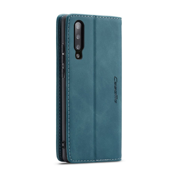 CASEME tok Samsung Galaxy A70, Leather Wallet Case, kék