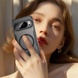 Páncélozott tok Google Pixel 10 Pro XL-hez, MagSafe, matt, fekete