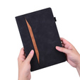 Tok Samsung Galaxy Tab S10 FE+ Plus, Classic, tolltartóval, fekete