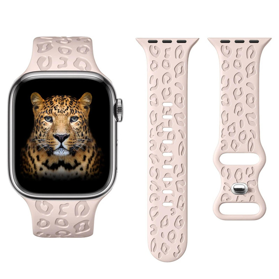 Szilikon szíj az Apple Watch 1/2/3/4/4/5/6/7/8/9/10/SE 38/40/41/42mm-es órájához.