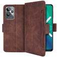 Pattintható tok a Realme GT2 Pro, Card Slot, barna