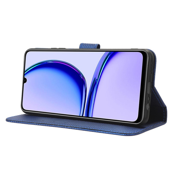 Pattintható tok a Realme Note 50, Wallet Smart Magnet, kék