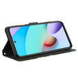 Pattintható tok a Xiaomi Redmi 13C / Poco C65, Wallet, Butterflies arany