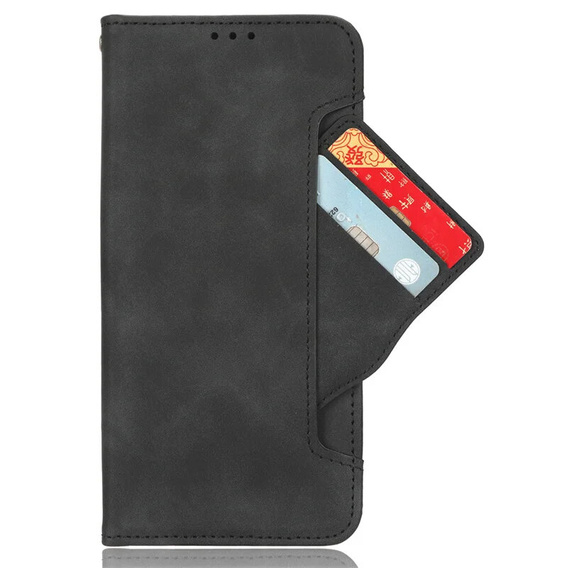 Pattintható tok a Motorola Edge 50 Neo / Motorola ThinkPhone 25, Card Slot, fekete