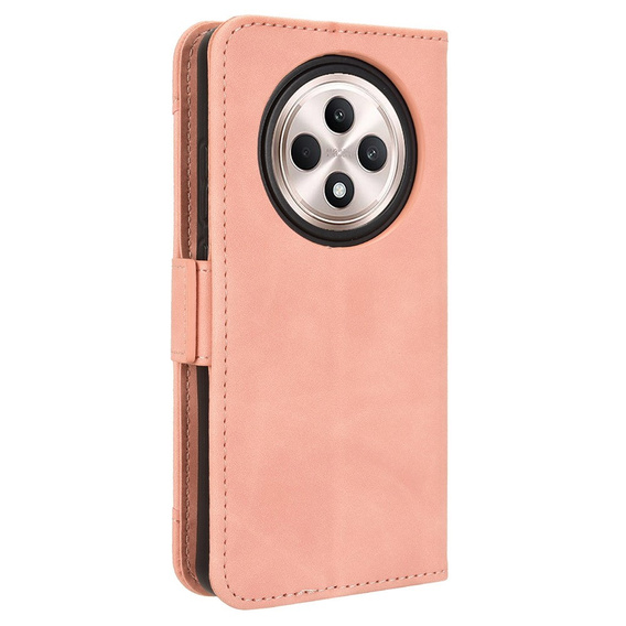 Pattintható tok a Oppo Reno 12FS / 12F, Card Slot, rózsaszín