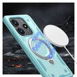 tok Xiaomi Redmi Note 14 5G, katonai MagSafe, kék + 9H Glass