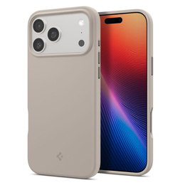 Spigen tok iPhone 17 Pro Max készülékhez, Silicone Fit MagSafe, Stone
