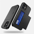 Telefontok a iPhone 11, Sliding Card Holder, fekete