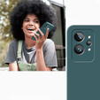 Telefontok a Realme GT2 Pro, Silicone Lite, sötétzöld