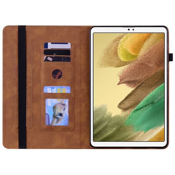 Tok Samsung Galaxy Tab A7 Lite, Wallet Pen Slot, barna